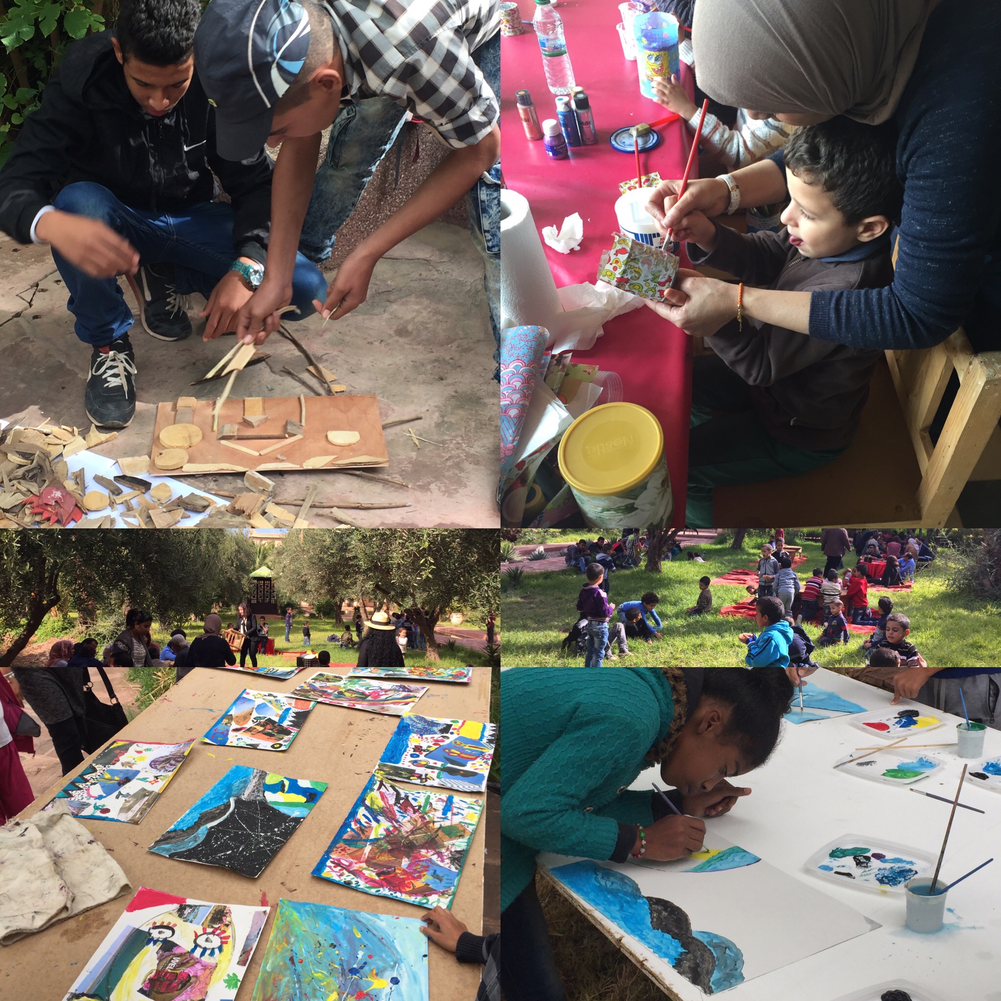 Atelier de recyclage pour enfants et convivialité