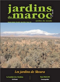 La couverture du 2iéme numéro de Jardins du Maroc
