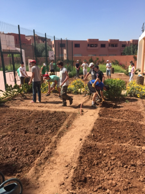La fondation Benchaâbane soutient la création d'un jardin solidaire dans un centre hospitalier à Marrakech La fondation Benchaâbane soutient la création d'un jardin solidaire dans un centre hospitalier à Marrakech