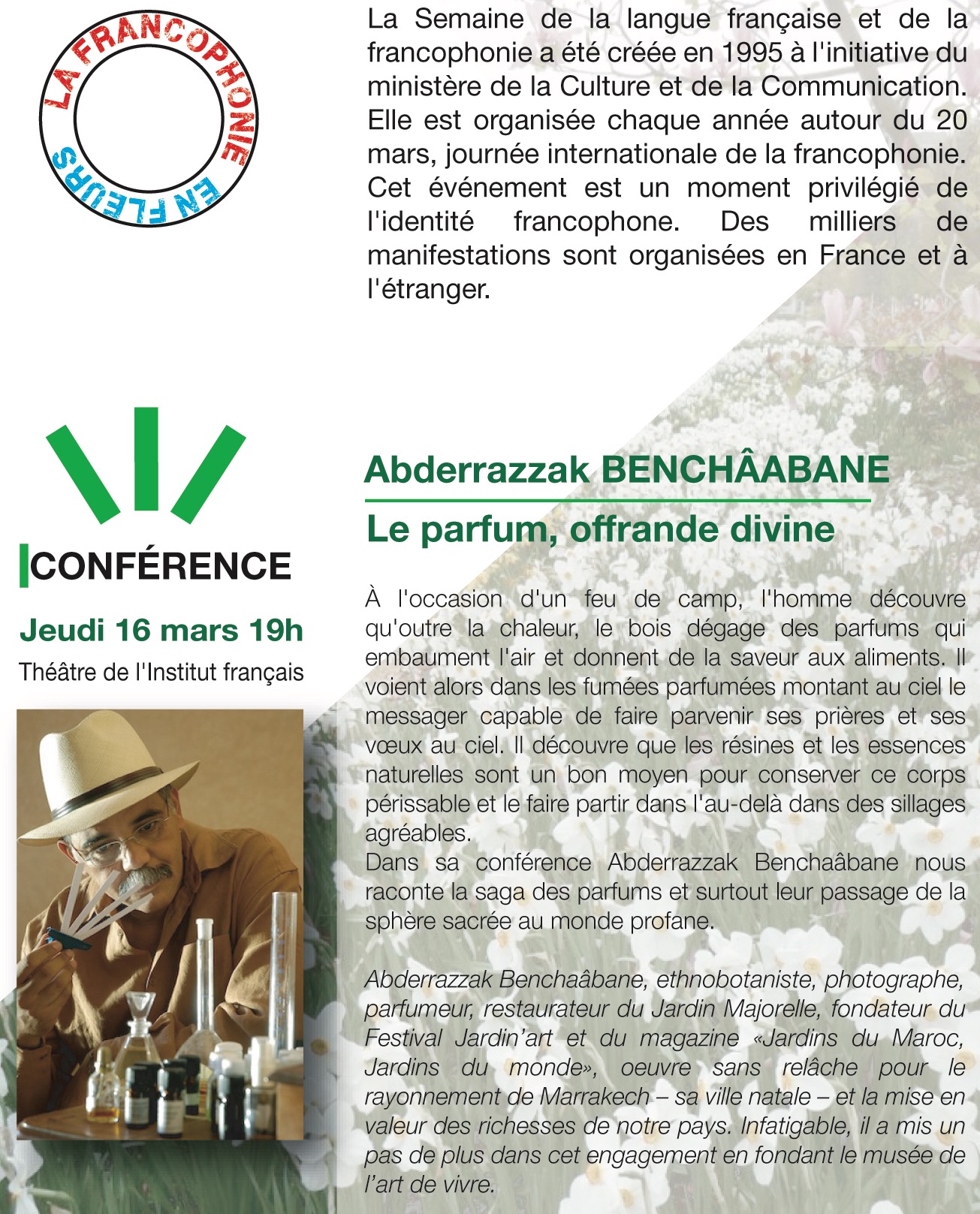 Le parfum, une offrande divine Le parfum, une offrande divine